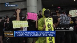 Puluhan Demonstran Hong Kong Diadili