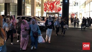 Gempa Banten, Pengunjung Berhamburan Keluar Mal