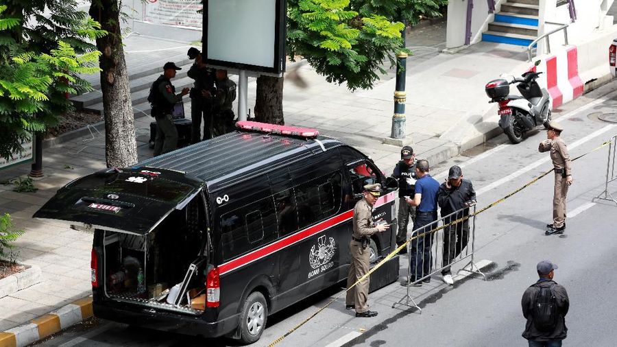 Kantor Perdana Menteri Thailand merilis pernyataan resmi merespons ledakan bom rakitan yang terjadi di tiga lokasi di Bangkok, Jumat (2/8/2019).