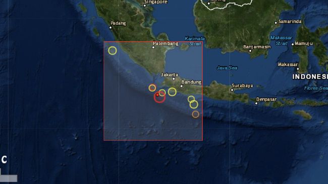 Gempa Banten Berkekuatan M 7 4 Terasa Sampai Bali