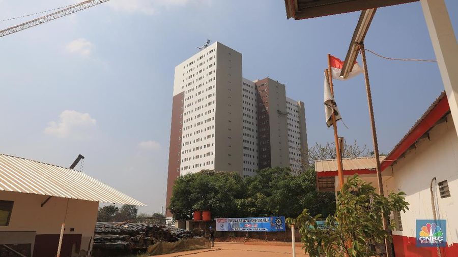 show unit rumah DP Rp 0 di Klapa Village, Jakarta Timur, Jumat (2/8/2019). (CNBC Indonesia/Andrean Kristianto)