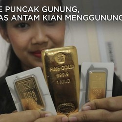 Harga Emas Antam Hari Ini Rekor Lagi, Cuannya Kian Menggunung