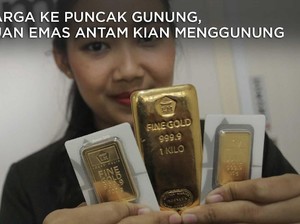 Harga Emas Antam Hari Ini Rekor Lagi, Cuannya Kian Menggunung
