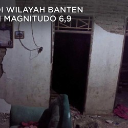 Detik-Detik Mencekam Gempa Banten M 6,9