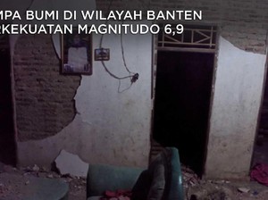 Detik-Detik Mencekam Gempa Banten M 6,9