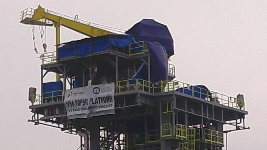 Tajak pengeboran Relief Well YYA-1RW (dok. Pertamina Hulu Energi)