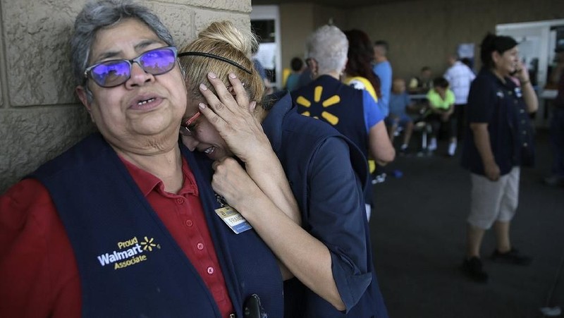 Penembakan terjadi di salah satu gerai Walmart, El Paso, Texas, Amerika Serikat, Minggu (4/8/2019) pagi WIB.