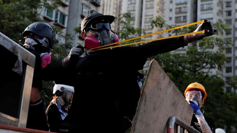 Demo Hong Kong yang bermula sejak dua bulanan lalu, kembali berlanjut hingga Senin (13/8/19)