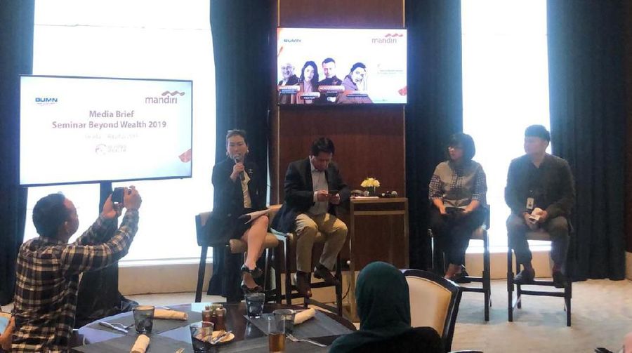 Bank Mandiri menargetkan dana kelolaan wealth management tumbuh 8% tahun ini.