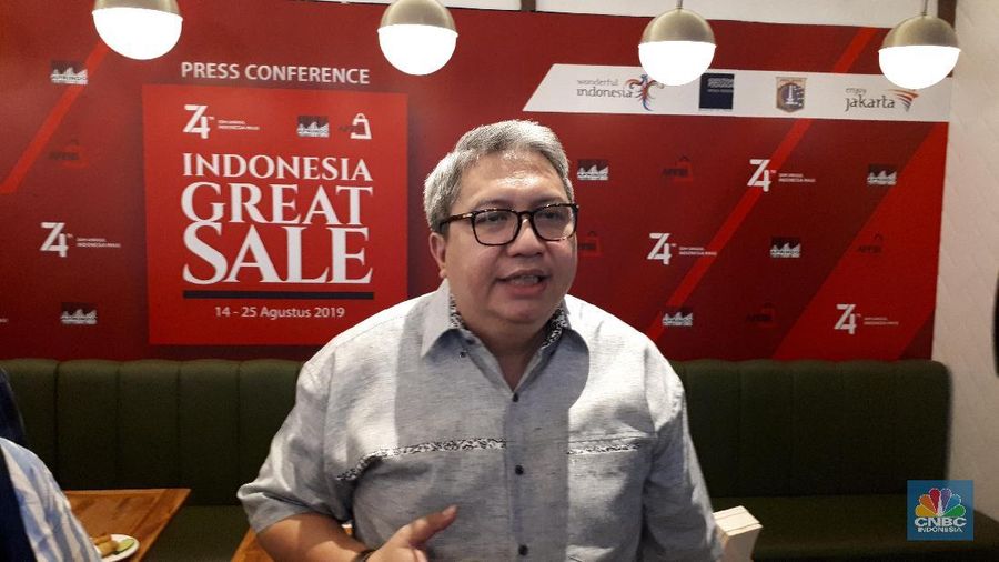 Ketua Asosiasi Pengusaha Ritel Indonesia (Aprindo) Roy Mandey (CNBC Indonesia/ Efrem Siregar)