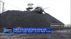 Agustus 2019, Harga Acuan Batu Bara Meningkat
