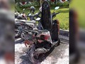 Motor Terbakar di Area Parkir Kementerian Luar Negeri