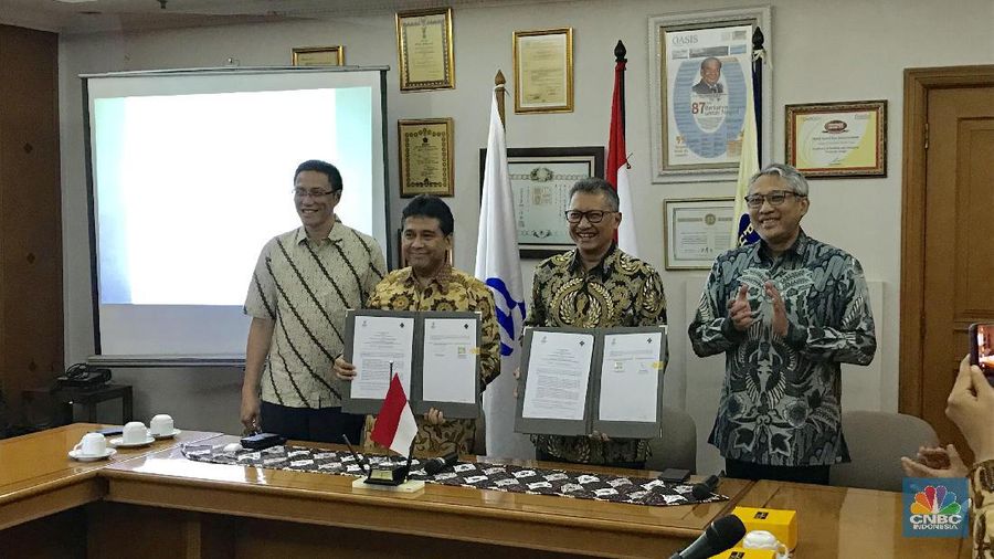 Penandatanganan MoU dilakukan oleh Direktur Strategi Pengembangan Bisnis PGN Syahrial Mukhtar dan Ketua Umum PHRI Hariyadi Budi Santoso Sukamdani.