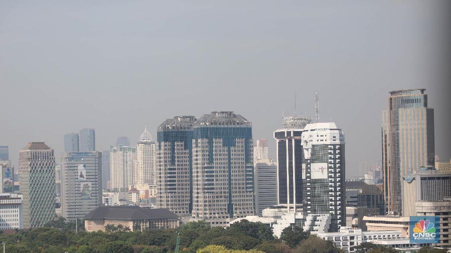 Ilustrasi Gedung Perkantoran di Jakarta (CNBC Indonesia/Muhammad Sabki)