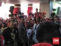 Jokowi Berdandan Adat Bali di Kongres V PDIP