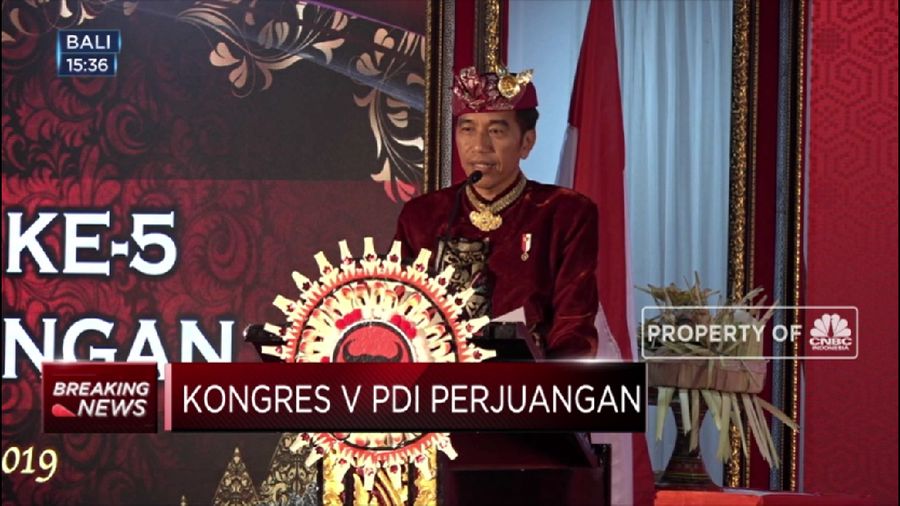 Pemeritah, kata Jokowi, akan fokus pada peningkatan kualitas SDM sebagai pondasi pembangunan ekonomi Indonesia.
