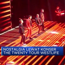Nostalgia di Konser The Twenty Tour Westlife