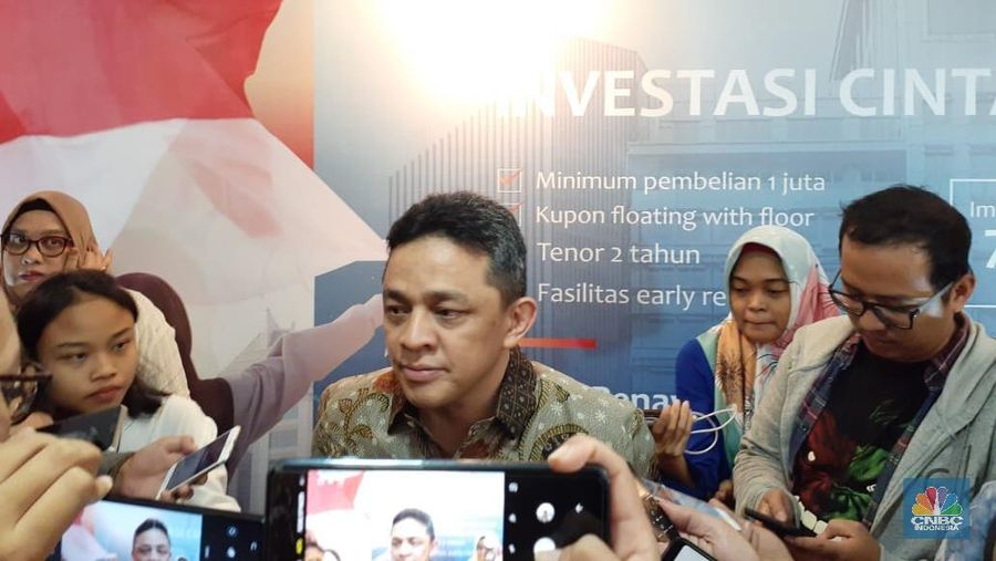 Direktur Jenderal Pengelolaan Pembiayaan dan Risiko, Luky Alfirman (CNBC Indonesia/Lidya Julita S)