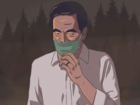 Kebakaran Hutan Makin Parah, Simak 4 Perintah Jokowi