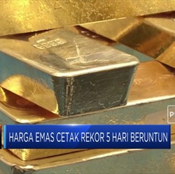 Harga Emas Terbang 2% dan Tembus USD 1.500/oz