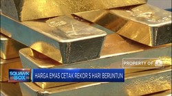 Harga Emas Terbang 2% dan Tembus USD 1.500/oz
