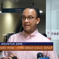 Anies: Mobil Listrik Bebas Ganjil Genap