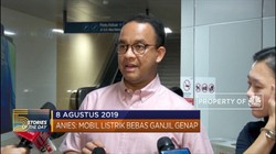Anies: Mobil Listrik Bebas Ganjil Genap