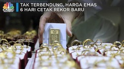 Tak Terbendung, Harga Emas 6 Hari Cetak Rekor Baru