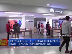 Makin Galak, AS Larang Huawei Terlibat Proyek Federal