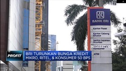 BRI Pangkas Suku Bunga Kredit 50 Bps