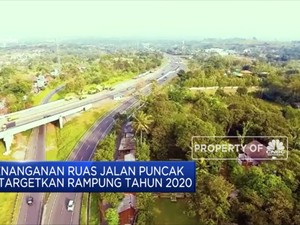 Ruas Jalan Puncak Ditargetkan Rampung 2020