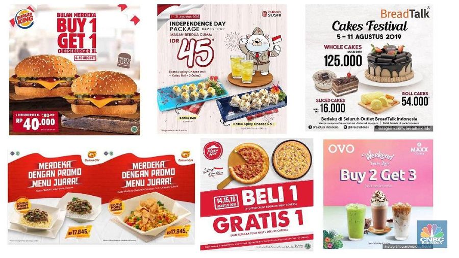Gelaran diskon 17 Agustus kembali dimulai, dari diskon makanan minuman hingga tempat wisata 