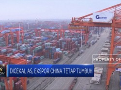 'Dicambuk' Perang Dagang, Ekspor China Tetap Tumbuh 3,3%