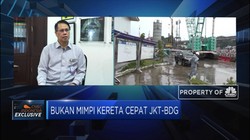 Proyek Kereta Cepat Jakarta - Bandung Baru 28%