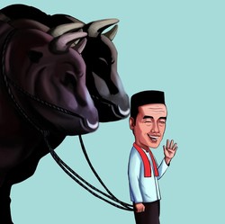 Nama Unik Kurban Sapi dari Pak Jokowi, Ada Alien - Mrebes Mili!
