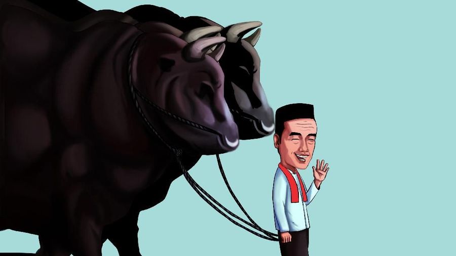 Daftar Sapi yang dikurbankan oleh Jokowi (վ/Edward Ricardo Sianturi)