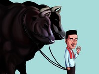 Nama Unik Kurban Sapi dari Pak Jokowi, Ada Alien - Mrebes Mili!