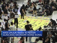 Unjuk Rasa Berlanjut, Ekonomi Hong Kong Goyah