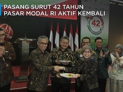 Pasang Surut 42 Tahun Pasar Modal RI, Setelah Aktif Kembali