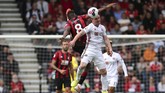 Sheffield United menjadi satu-satunya kesebelasan promosi yang tidak mengalami kekalahan di pekan pertama. The Blades menahan imbang Bournemouth di Stadion Vitality, Sabtu (10/8). (Mark Kerton/PA via AP)
