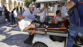 Status Yerusalem merupakan salah satu sumber konflik antara Palestina dan Israel yang telah berlangsung lebih dari setengah abad lalu. (Ahmad GHARABLI/AFP)