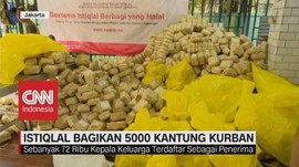 VIDEO: Istiqlal Bagikan 5000 Kantung Kurban