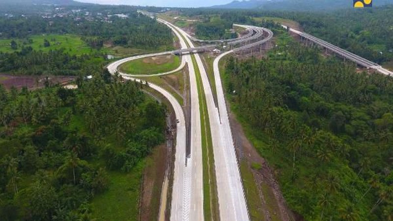 Sebanyak Sembilan ruas jalan tol dengan panjang keseluruhan sekitar 406,14 Km secara bertahap siap diresmikan hingga akhir tahun 2019.