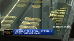 Harga Emas Cetak Rekor 6 Tahun Terakhir