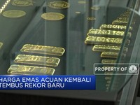 Harga Emas Cetak Rekor 6 Tahun Terakhir