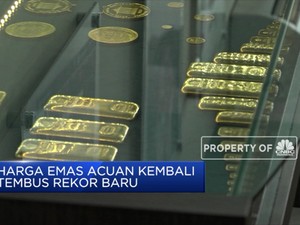 Harga Emas Cetak Rekor 6 Tahun Terakhir