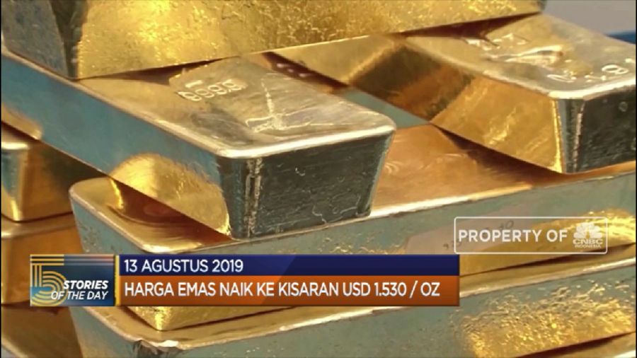 Harga Emas Naik ke Kisaran USD 1.530 / OZ