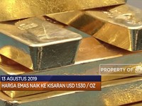 Harga Emas Naik ke Kisaran USD 1.530 / OZ