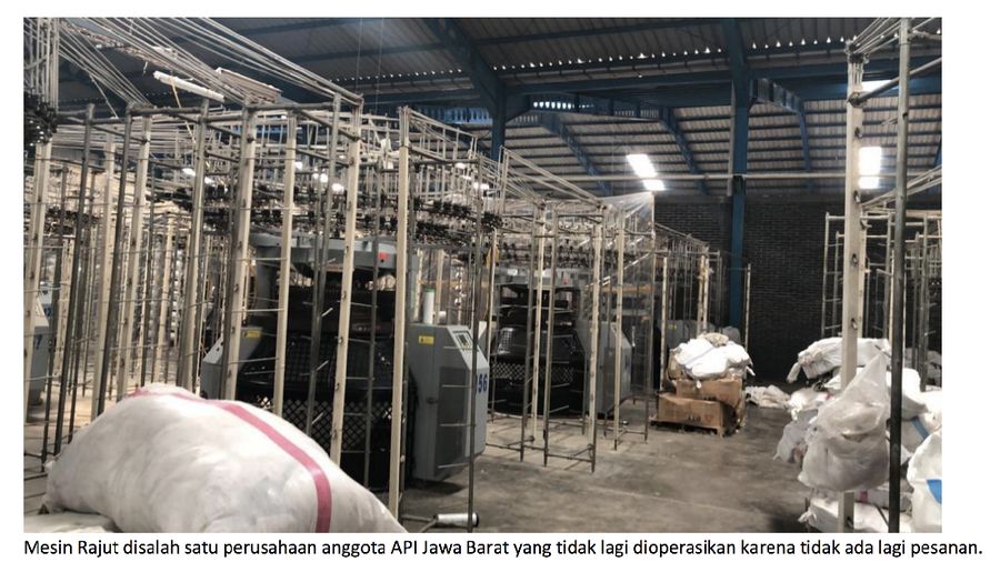 API mengklaim keuangan perusahaan tekstil banyak yang merah.