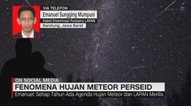 VIDEO: Fenomena Hujan Meteor Perseid di Mata LAPAN